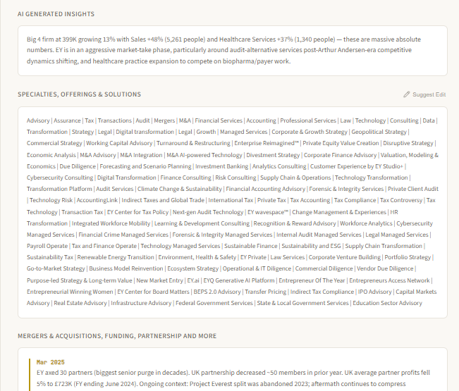 Company Intelligence screenshot 3