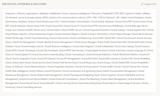 Specialties Search screenshot 1